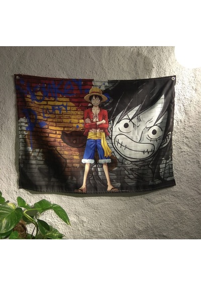 One Piece Monkey De Luffy Duvar Örtüsü