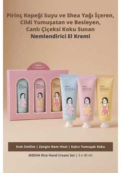 Midha Rice Hand Cream Set