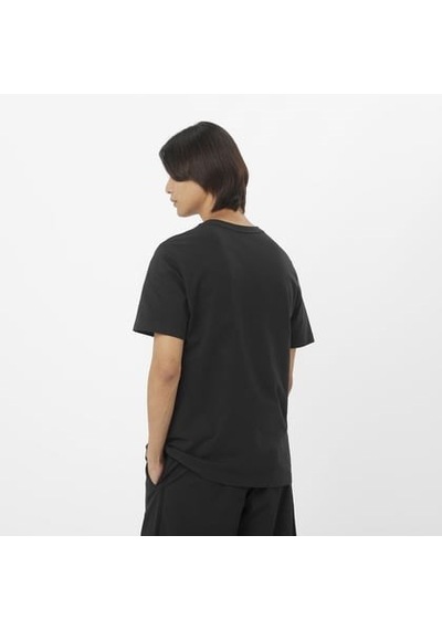 Salomon Bıg Logo Tee M Deep Black// Erk T-shırt Lc2526600 Siyah