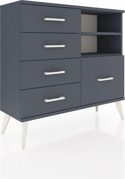 Arges Şifonyer 2 Raflı 5 Çekmeceli 88x30x80 Antrasit-antrasit Antrasit Arges Şifonyer 2 Raflı 5 Çekmeceli 88x30x80 Antrasit-antrasit Antrasit