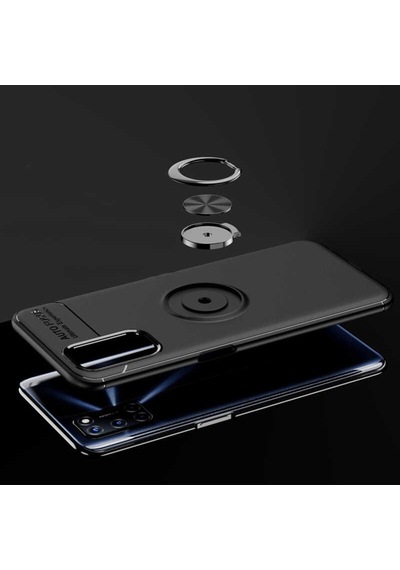 Oppo Reno A72 Kılıf Yüzüklü Magnetli Ravel Case
