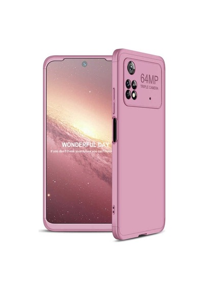 Xiaomi Poco M4 Pro 4g Kılıf Zore Ays Kapak Rose Gold