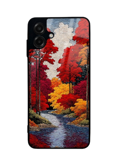 Galaxy Uyumlu A07 Kılıf Kamera Lens Korumalı Desenli Silikon Üstün Koruma Pazarplus Pembe Kalp