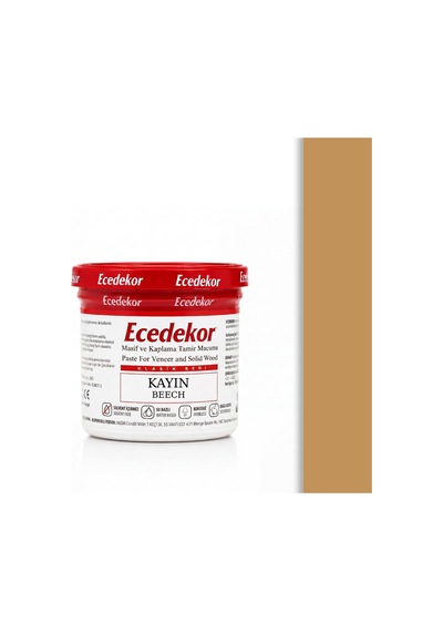 Kayın Ecedekor Ahşap Dolgu Macunu Bardak 200gr 200 G