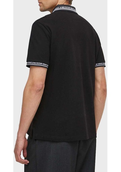 Versace Jeans Couture Erkek Polo Yaka T Shirt 76gagt09 Cj01t 899 Siyah