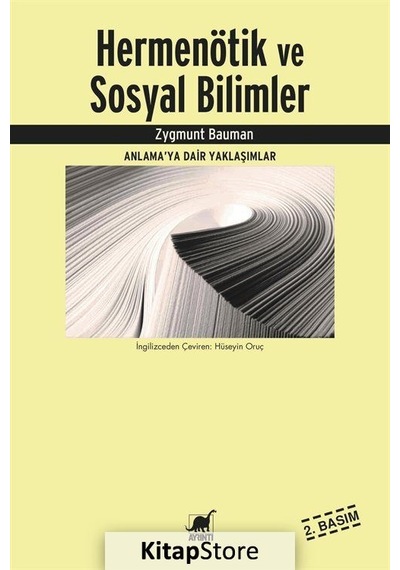 Hermenötik ve Sosyal Bilimler / Zygmunt Bauman