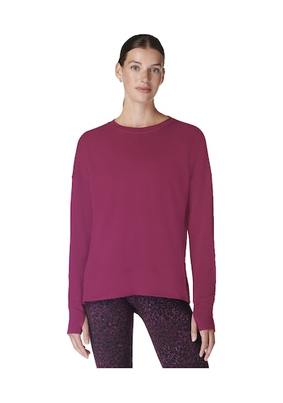 Sweaty Betty After Class Longlıne Sweatshırt Kırmızı