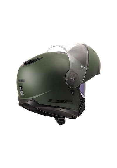 Ls2 Strobe 2 Çene Açılır Motosiklet Kaskı Mat Yeşil