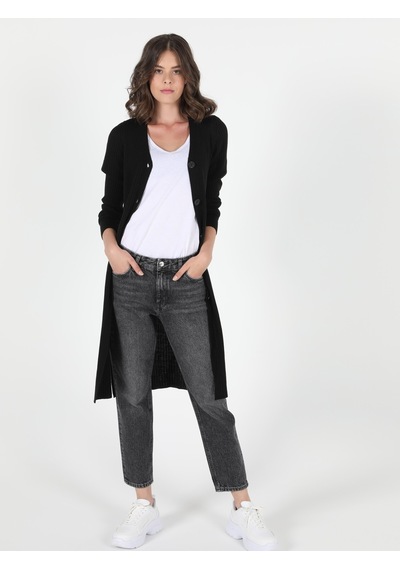 Colin's  Slim Fit  Kadın Siyah Hırka CL1050577_Q1.V1_BLK