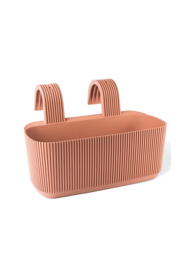 Rüzgar Yapay Çiçekçilik Kp Pera Askılı Saksı 3.2 Litre Pastel Pembe
