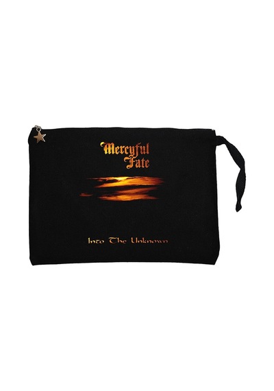 Mercyful Fate Into The Coven Siyah Clutch Cüzdan / El Çantası Siyah