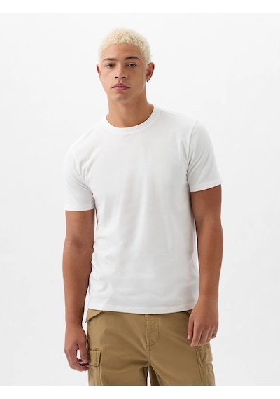 Gap V-everyday Soft Crew - Solıd Beyaz