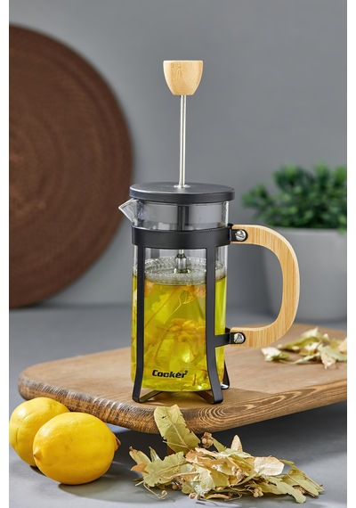 Cooker 350 Ml Cam French Press Siyah