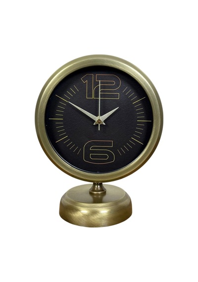 Retro Modern Tasarım 25 X 20 Cm Metal Masa Saati Çok Renkli