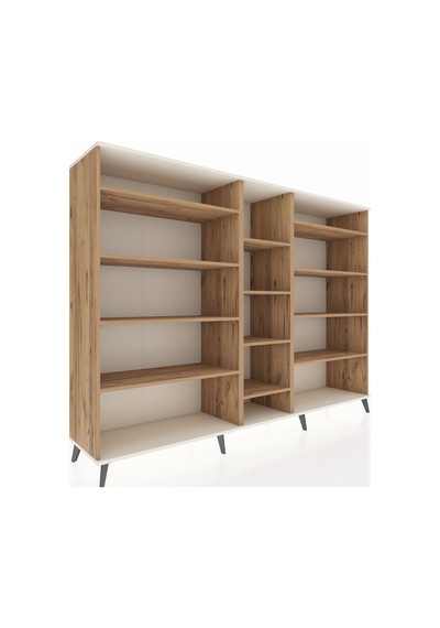 Hyperion Dolap 11 Raflı 220x44x163 Çam-aytaşı/çam Aytası/atlas Çam - Atlas Çam