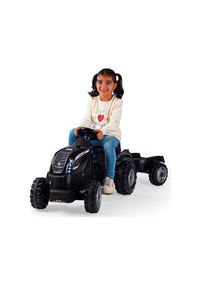 Farmer Xl Siyah Traktör + Römork