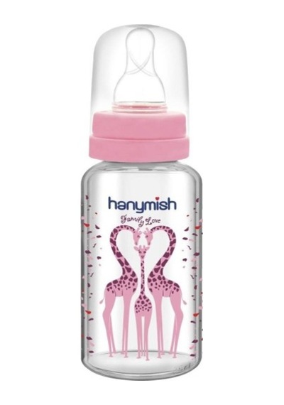 Hanymish Cam Biberon 125 ml Pembe