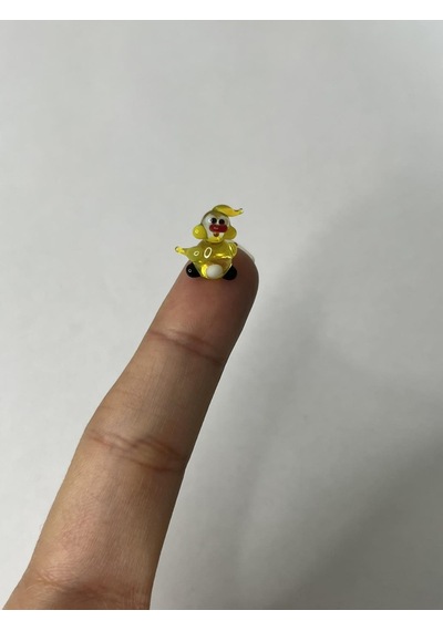 El Yapımı Mini Murano Cam Ördek Biblo A146-05