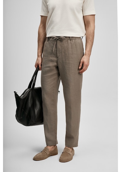 Lufian Karl Smart Erkek Chino Pantolon Slim Fit Toprak Toprak 111190363100495