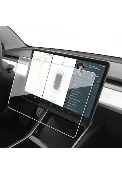 Tesla Model Y 15 İnç Navigasyon Uyumlu Nano Ekran Koruyucu 2021-2023 9H Nano Ekran Koruyucu
