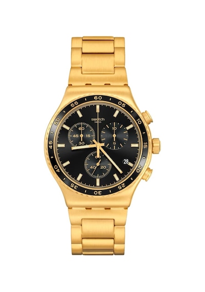 Swatch Yvg418g In The Black Erkek Kol Saati