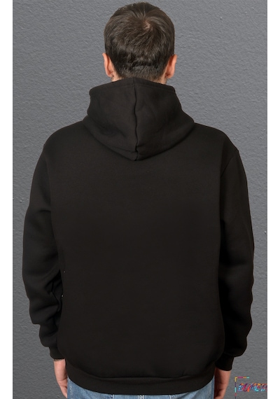 Bumeta Senin Bu İşte Nasibin Yok Sweatshirt Unisex Kapüşonlu Hoodie Siyah