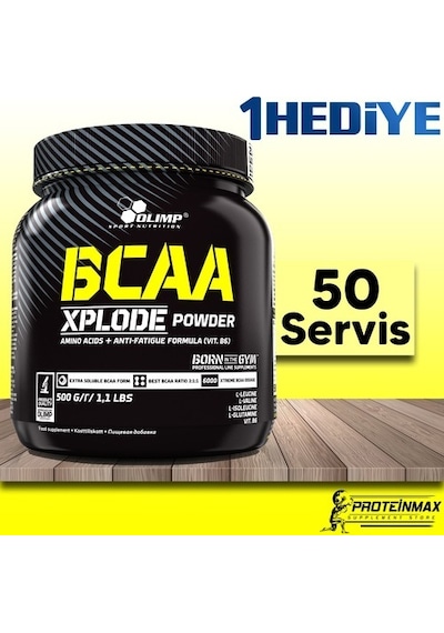 Olimp Bcaa Xplode Powder 500 Gram - Bcaa-Glutamine + Hediye Olimp Bcaa Xplode Powder 500 Gram - Bcaa-Glutamine + Hediye