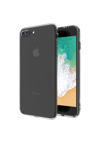 iPhone Uyumlu 8 Plus Kılıf Deluxe 2mm Şeffaf Silikon Çok Renkli