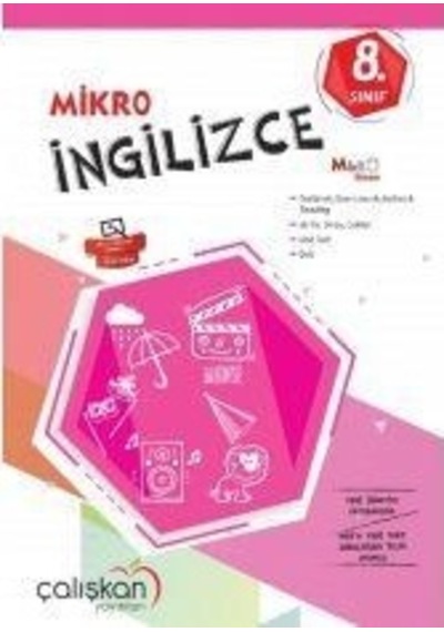 8.Sınıf Mikro Defter Ingilizce Çalışkan Yayınları Komisyon