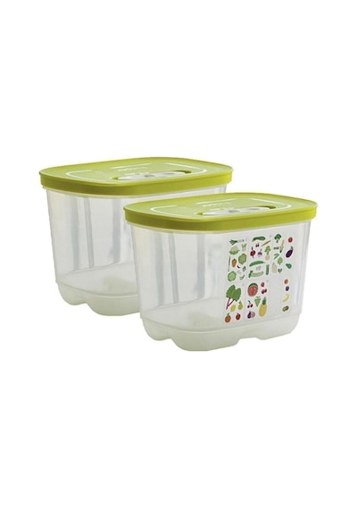 Sera Buzdolabı Saklama Kabı 1.8 Litre 2'li Set Şeffaf