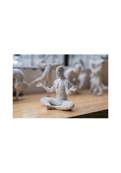Yoga/meditasyon Yapan İskandinav Tarzı Biblo Heykel Figür Dekor Dekorasyon Hediyelik Denge Ve Huzur 6