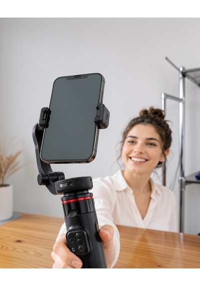 Aı Akıllı Takipli Gimbal Selfie Stick 360 Uzayabilir Telefon Tripodu Belirtilmemiş