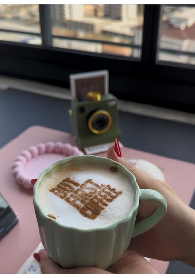 Sincara Home Coffee Print Kahve Üzeri Desen Yapma Makinesi Latte Art Ve Kahve Köşesi Aksesuarı 3d Baskı Kahve Sunumuna Yeni Bir Devrim Siyah - Sarı