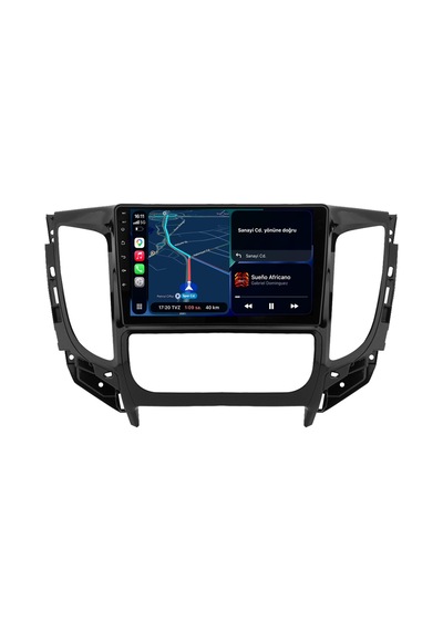 Mitsubishi L200 Android Multimedya Sistemi 2015-2019 Crv-4363xa 9"