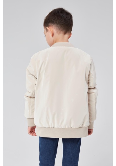 Erkek Çocuk Bomber Ceket 51319 Bej