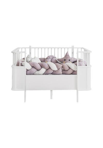 Mdf Beşik, Beyaz Dünya Büyüyen Beşik 80x130 - Beyaz Dünya Karyola 80x190