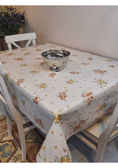 Elyaflı Pvc Masa Örtüsü Modern, Dayanıklı, Silinebilir Ve Şık Görünüm 01fnt1287 Kahverengi