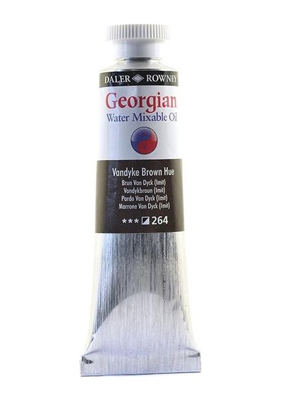 Dr Georgian Water Mixable Su Bazlı Yağlı B 37 ML 264 Vandyke Brown