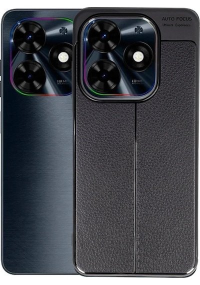 Newface Tecno Spark Go 2024 Kılıf Auto Focus Kapak Gldısptm - 50 - Siyah