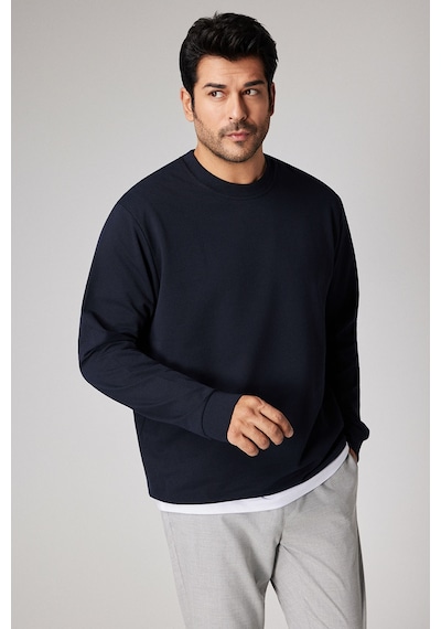 Ac&Co / Altınyıldız Classics Erkek Lacı Standart Fit Normal Kesim 2 İplik Recycle Pamuklu Bisiklet Yaka Sweatshirt Lacı Lacivert Ac&Co / Altınyıldız Classics Erkek Lacı Standart Fit Normal Kesim 2 İplik Recycle Pamuklu Bisiklet Yaka Sweatshirt Lacı Lacivert