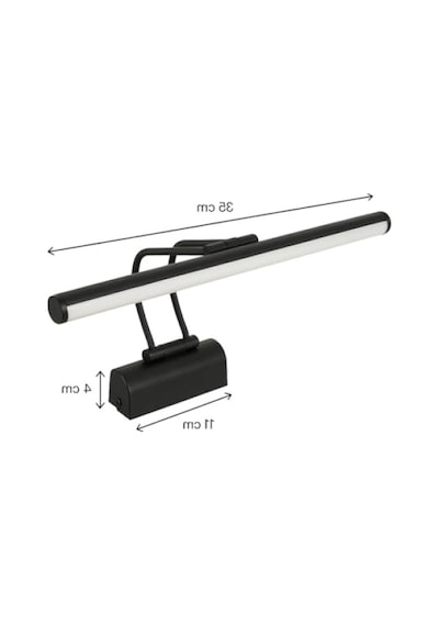 Siyah Metal Kasa Led Aplik - 6w Gün Işığı 10 Parça Siyah