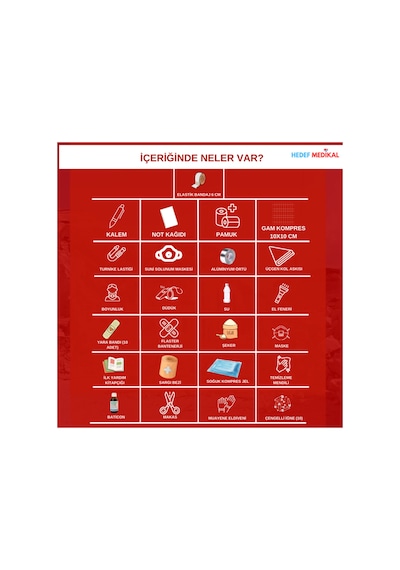 Deprem Çantası & İlk Yardım Seti 2 Kişilik Uzman Hazırlıklı Ve Hayatta Kalma Seti