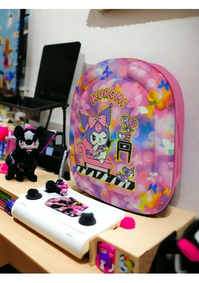 Kuromi Sanrio 3d Kabartmalı Anaokulu Kreş Ve Günlük Kullanım Çantası