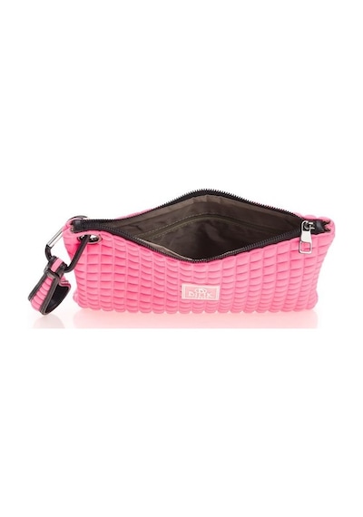 Bilik Deri Pembe Kumaş Kadın Portföy & Clutch Çanta Melis
