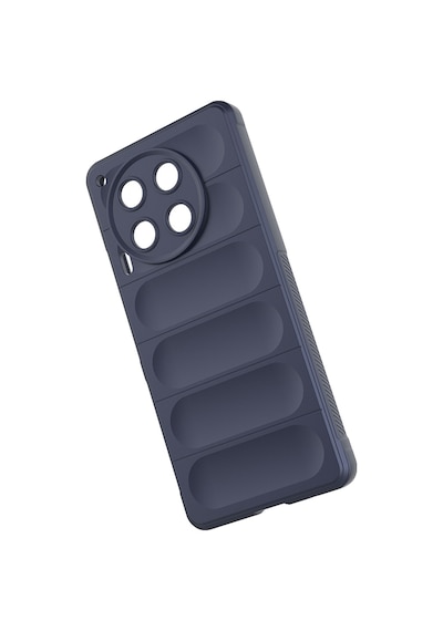 Tecno Camon 30 4g Kılıf Kamera Korumalı Esnek Silikon Parmak Şeritli Celikaksesuar Koyu Yeşil