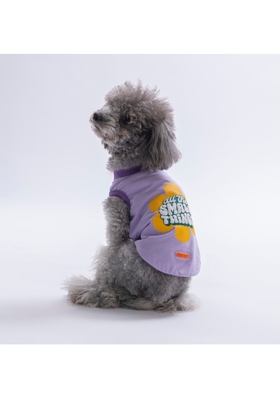 Lilac-lila Small Things Tişört Kedi Köpek Tişörtü-kedi Köpek Kıyafeti