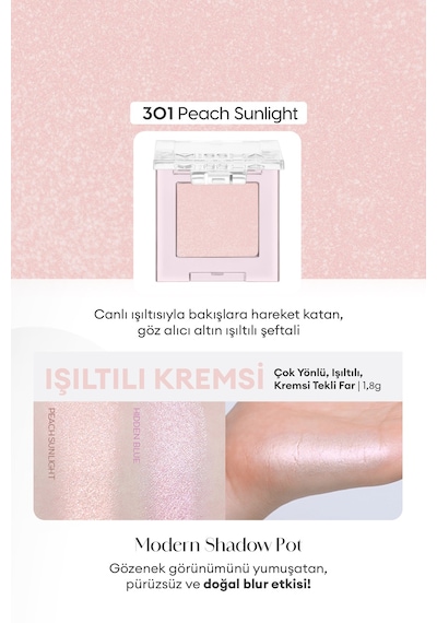 Missha Modern Shadow Pot 301 Peach Sunlight