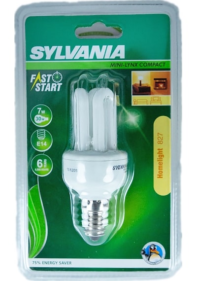 Sylvania 7W 220-240V 286Lm 2700K E14 Tasarruflu Ampul