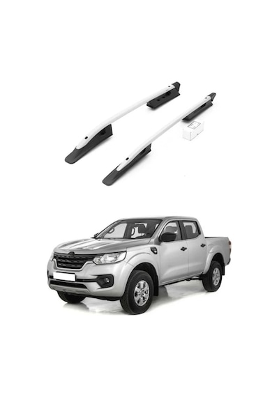 Turtle Renault Alaskan 2017-2025 Tavan Çıtası Falcon Gri