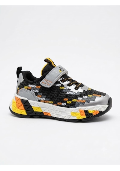 Pepino Supercraft Model Su İtici Dış Yüzey Rahat Yumuşak Taban Erkek Çocuk Sneaker Spor Ayakkabı Gümüş